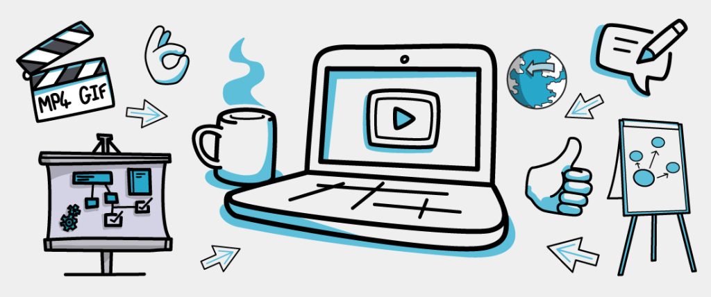 videos de manita sobre pizarra